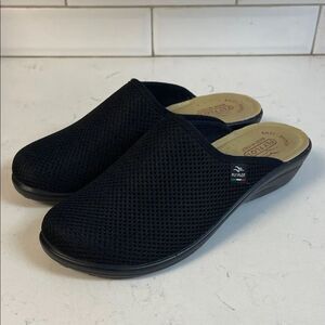 Fly Flot Womens Open-back Slippers
Women's Black Slip-On Shoes Euro 40 - US 9